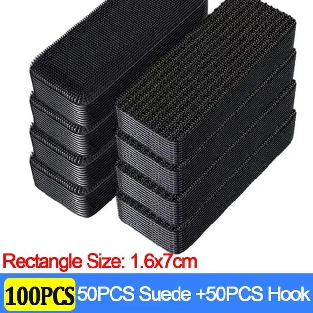 Self Adhesive Fastener Tape Extra Strong Carpet Fixing Sticker Double Side Hook-and-loop Fastener Auto Adhesive Tape Fixe