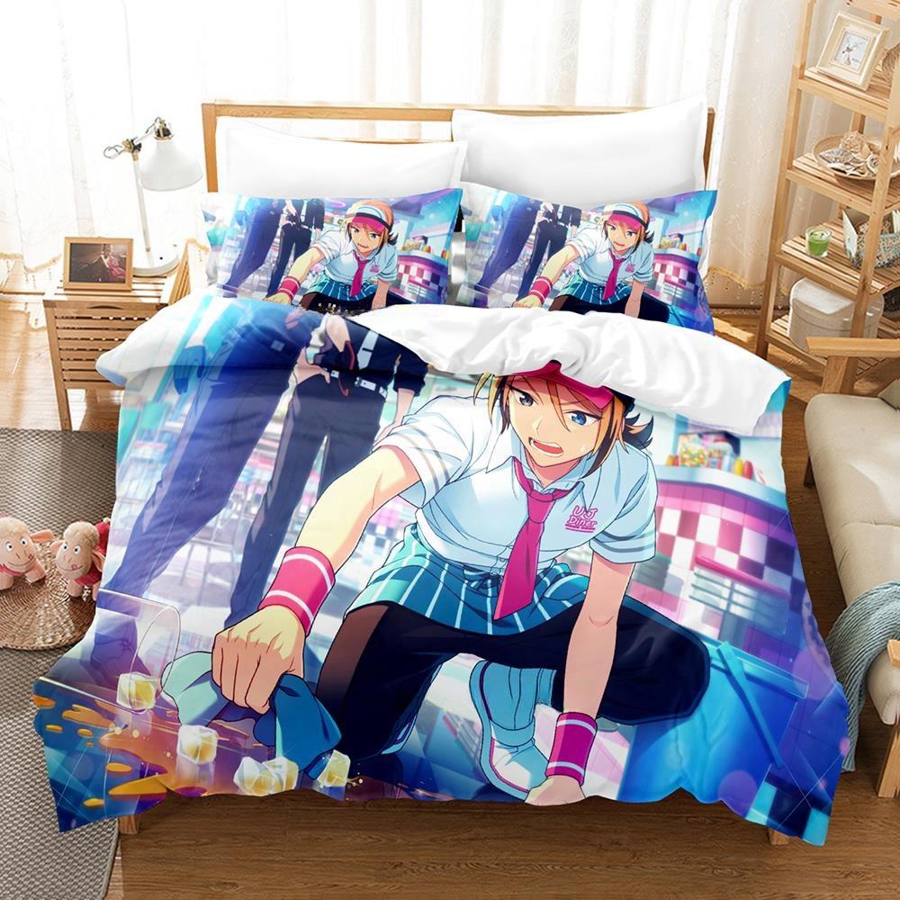 3D Cartoons Game HELIOS Rising Heroes Bedding Set Single Twin Full Queen King Size Bed Set Adult Kid Bedroom Duvet Cover Sets