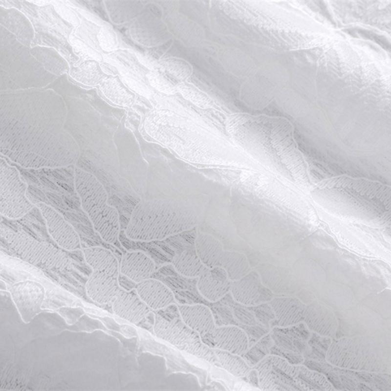 Lace Ruffle Faux Collar Decorative Collar for Dress Suit Removable False Collar Universal Shawl Elegant Sweater Collar