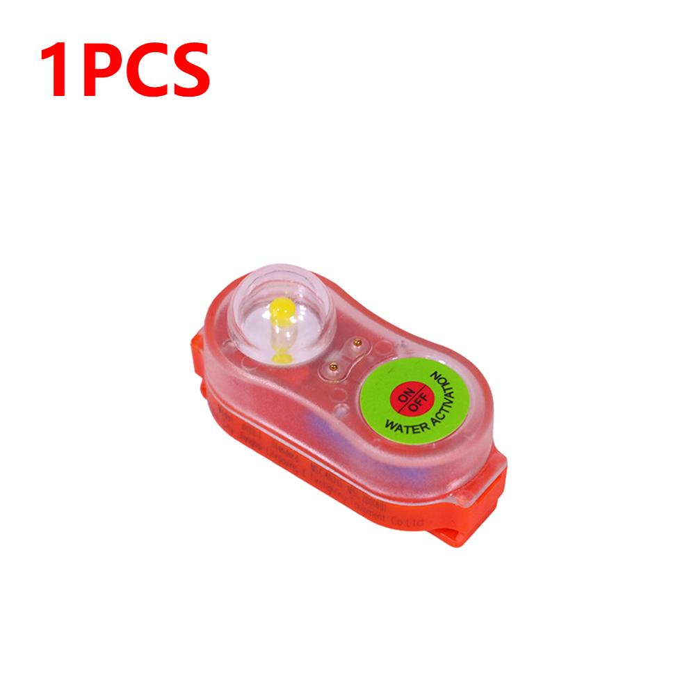 1-10pcs LED Lithium Life Jacket Lamp 30g Conspicuous Attract Light Lamp Seawater Self-Lighting Light Life-saving For Life Vest
