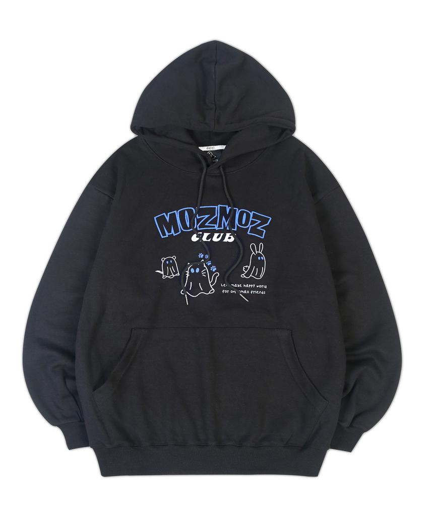 Small Friends Oversized Hoodie Black
