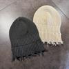 Knitted Color Solid Cap Winter Street Style Warm Beanie Hat For Casual Wear