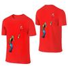 Sad Zombie With Balloon Versatile Reversible Tshirt Street Hiphop No Curling Cotton Tee