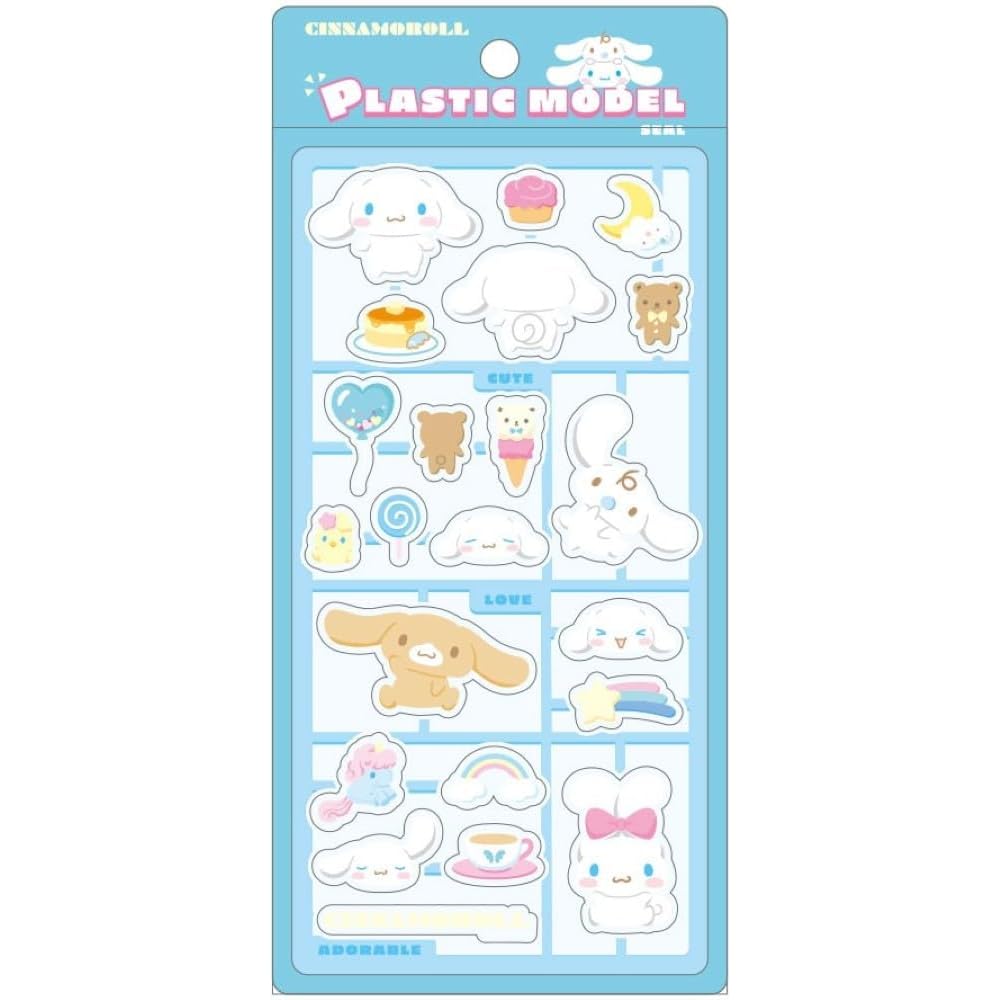 

T s Factory Sanrio PM Plastic Model Stickers Cinnamoroll 5549297
