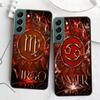 Libra Pisces Virgo Capricorn Aquarius Taurus Phone Case For Samsung S25 Edge S24 FE Galaxy S22 Ultra S21 Plus S20 S23 S10 Plus C