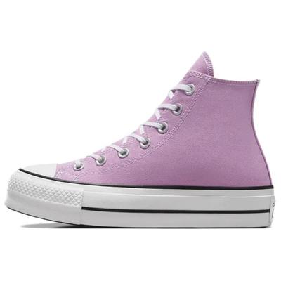 All Star Lift Comfortable High-Top Canvas Shoes for Women In Purple