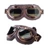 Vintage Style Riding Goggles With Pc Frame And Colored Lens For Motorcycle Enthusiasts