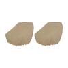 2Pcs Boat Seat Covers Furniture Protection Easy Installation