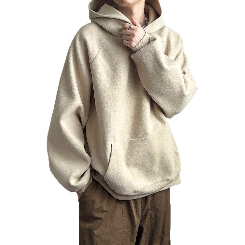 Unisex Casual Hoodie Long Sleeve Loose Sweatshirt Men Women Daily Wear Pullover Hooded Top