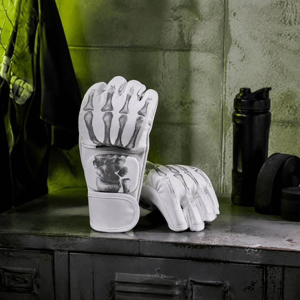 2pcs PU Leather Surface Boxing Training Gloves Adjustable Wrist Strap Sandbag Gloves Combat Sport