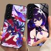 HSR Seele Glas Handyhülle für Samsung Galaxy A56 55 54 53 52 51 36 35 34 23 16 15 5G Buntes Cover