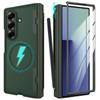 Suitable for Samsung Galaxy Z Fold 7 Case with S Pen Holder,Magnetic Case with Hinge Protection Screen Protector Full-Body Cover