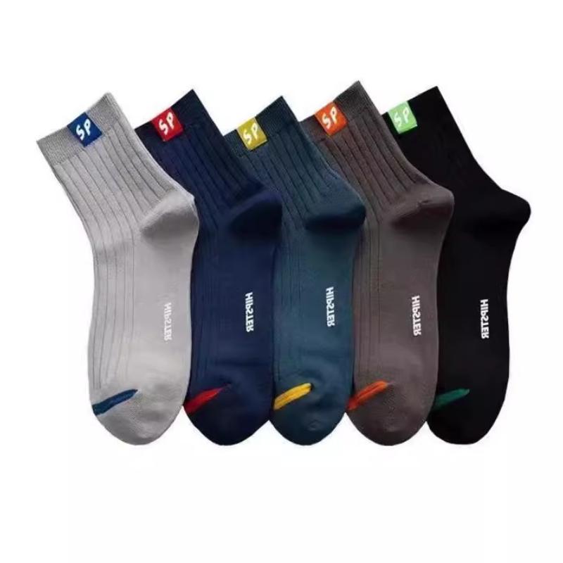 Atmungsaktive Baumwoll-Sportsocken Herren Atmungsaktive Bequeme Herrensocken Schweißabsorption Business-Socken