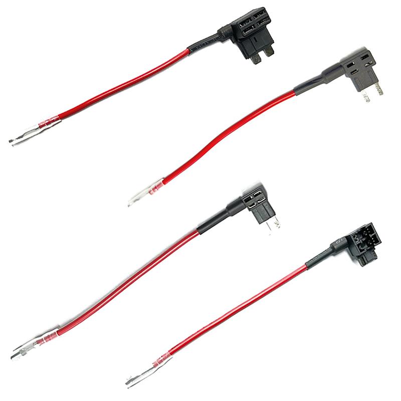 12V Fuse Holder Add-A-Circuit Tap Adapter Micro Mini Standard Ford Atm Apm Blade Auto Fuse With 10A Blade Car Fuse With Holder
