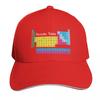 Periodic Table of EleUnisexts Baseball Cap Sports Cap Hood Luxury Brand Hiking Hat Women Beach Fashion Unisexs