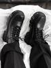 Women Punk Style Couple Platform High Top Dark Retro Heightening Medium Boots Men