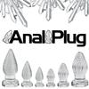 Multi-size Transparent Rear Hole Anal Plug with Suction Cup and Soft Stimulation for SM Play