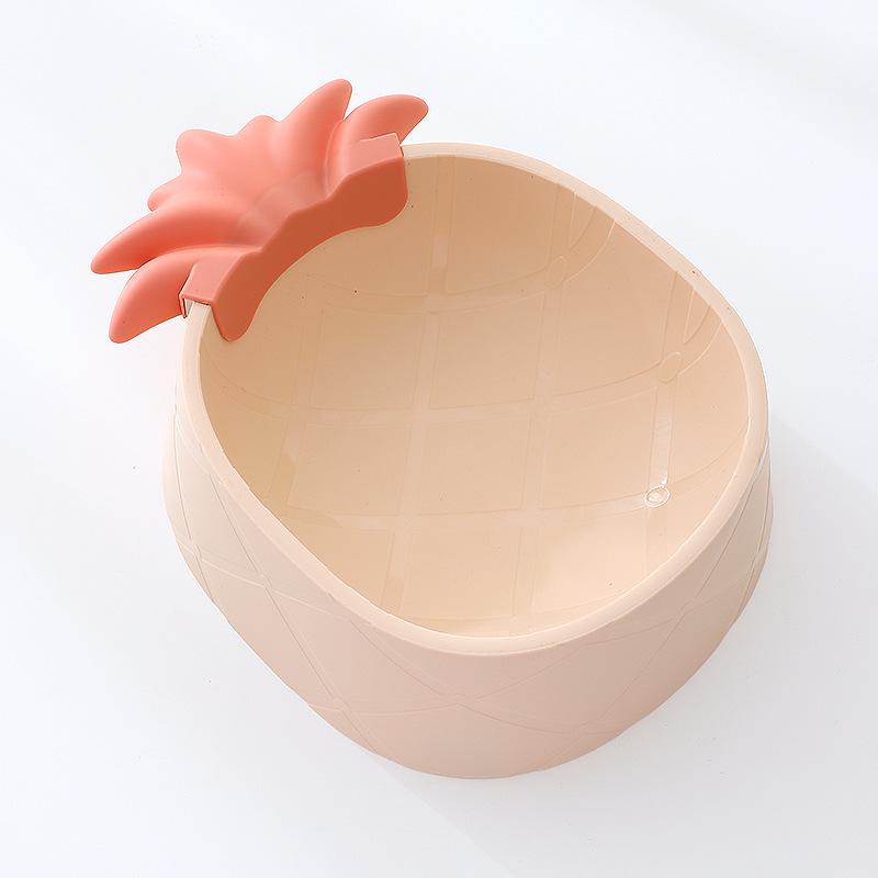 Pineapple Shape Pp Pet Bowl Dog Cat Food Water Feeding Bowl Pet Supplies