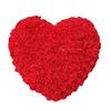 Romantic Heart Wreath Love Heart Shaped Rose Wreath Decor for Indoor and Outdoor Decoration
