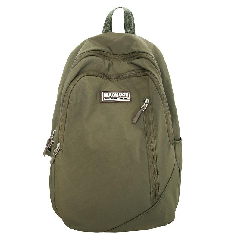 Schoolbag Japanese Simple Casual Backpack Women's Large Capacity Travel Backpack Versatile Student Light Commuter Bag Men's School Bag Tide