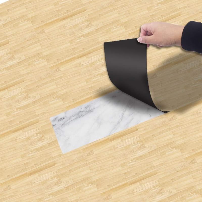 Wood Grain Peel and Stick Vinly Floor Wall Sticker, Non-Slip Tiles Transfer Sticker Roll for Floor Wall, Herringbone, 7.87x118inch
