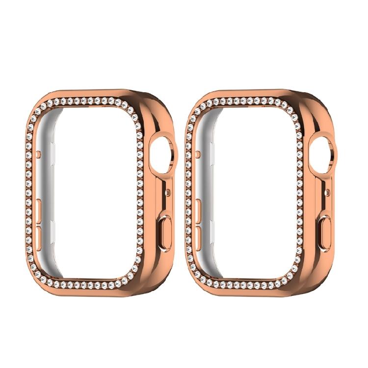Alluring Rhinestones PC Protect Jewels Pattern Hard Shell Compatible for Watch Fit 5 Enhances Style & Safety
