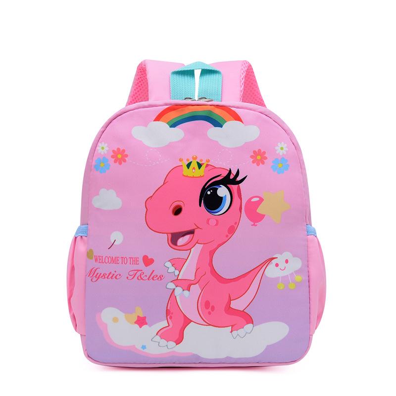 Kids Backpack School Bag Cute Animal Dinosaur Print Backpack Kindergarten Primary School Bookbag