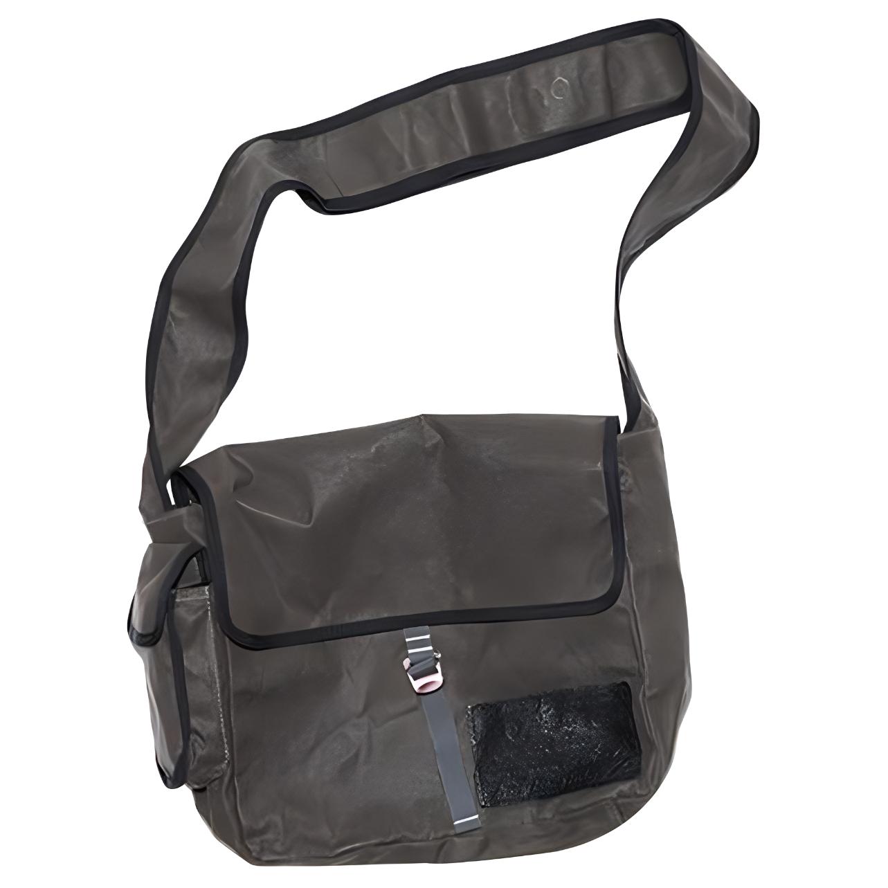 

Acne Studios Logo Embroidered Velcro Cotton Messenger Bag Unisex bags Gray Black C10184-AMA Shopping Bag Set(Basic Set+Shopping Bag)