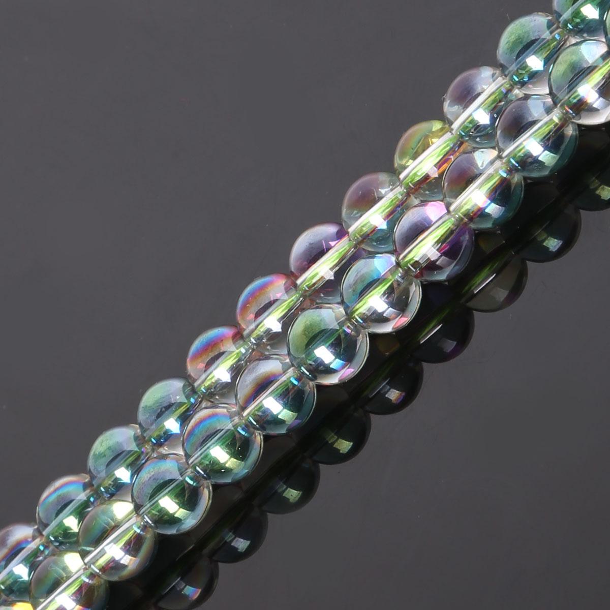 

4-12 мм хрустальное стекло гладкие бусины-шармы для ожерелья DIY изготовления ювелирных изделий 8mm 48pcs