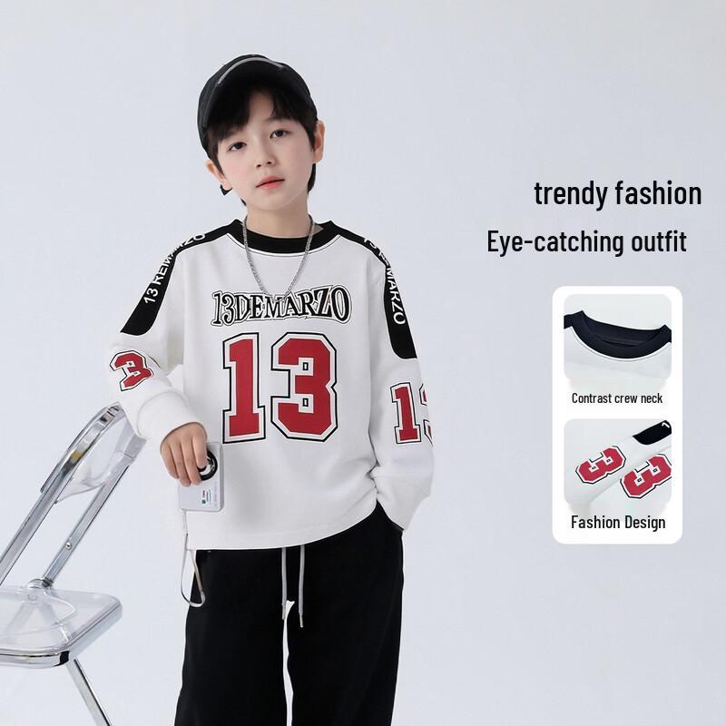 Boys' Fashion Long Sleeve Sport T-Shirt