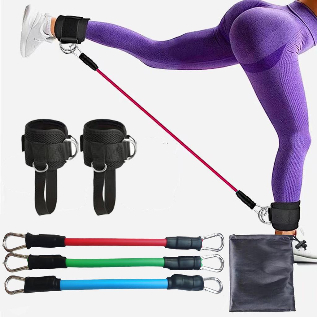 Fitness Gym Accessories Ankle Strap with 2 Buckles Model   for Leg Glute Training and Power Rack Use  Resistance Band