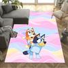 Bluey Bingo Adventure Floor Mat Suitable for Entryway Outdoor Living Rooms Kitchen Antislip Carpet Office home decor