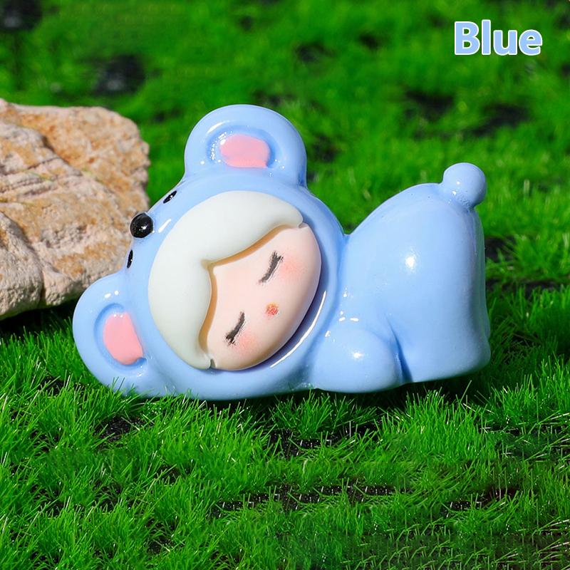 

Статуэтки Миниатюры Милые спящие куклы Животные Микропейзажные украшения Для украшения дома Аксессуары для офисного стола