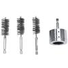 A96I-Metal Copper Pipe Cleaner,Tube Cleaning Brush For Power Drill Copper Tube Cleaner Brush For Drill