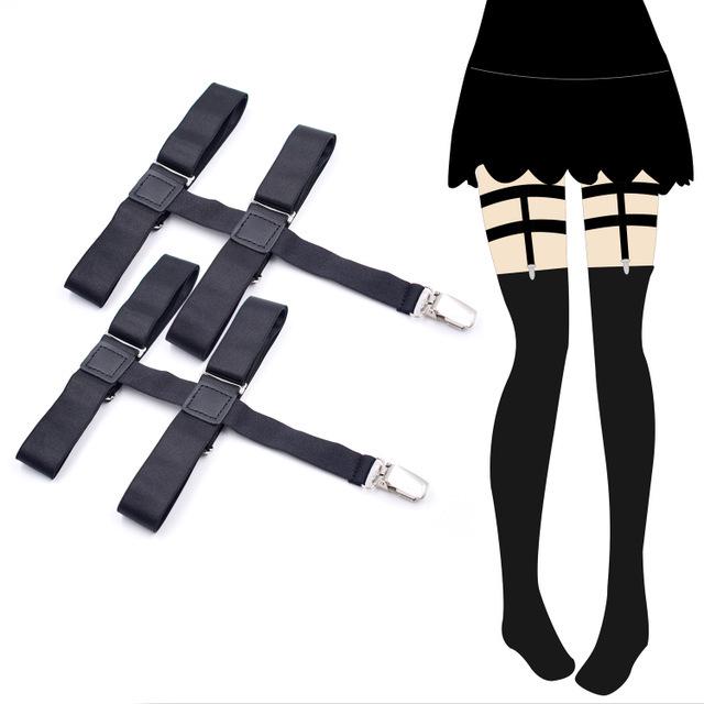 Wrinkle-Resistant Anti-Slip Elastic Garter for Men's and Women's Shirts