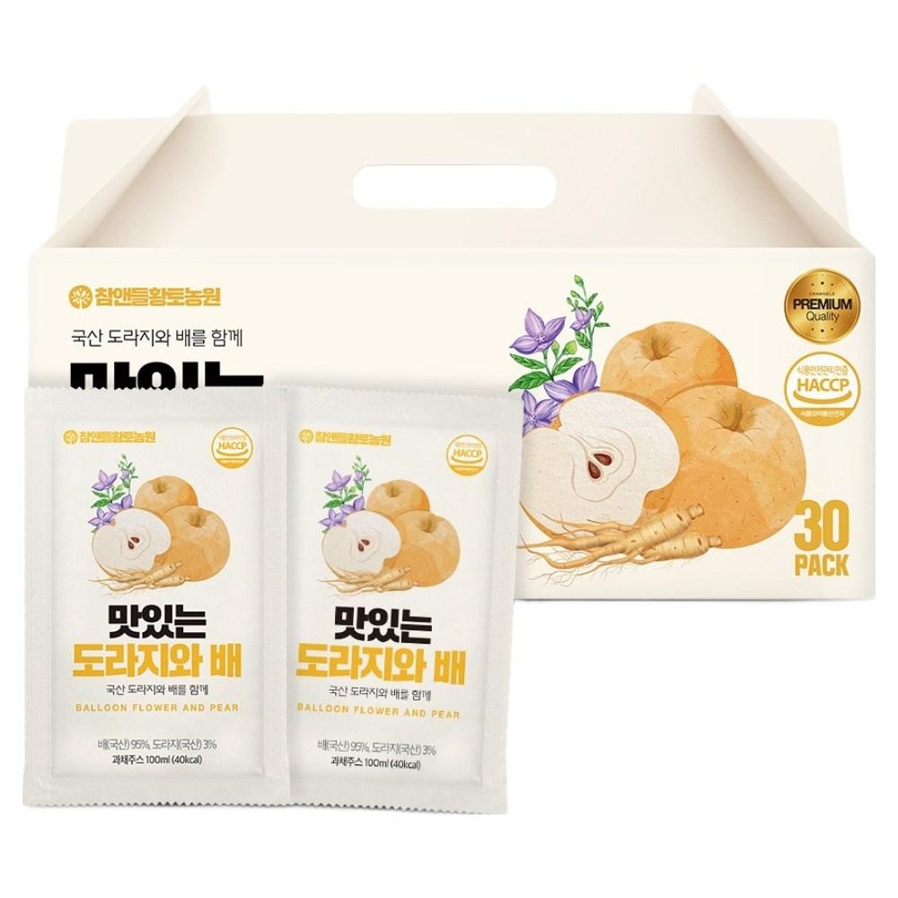 Cham & Deul Hwangto Farm Delicious Balloon Flower and Pear 100ml 30 Packs