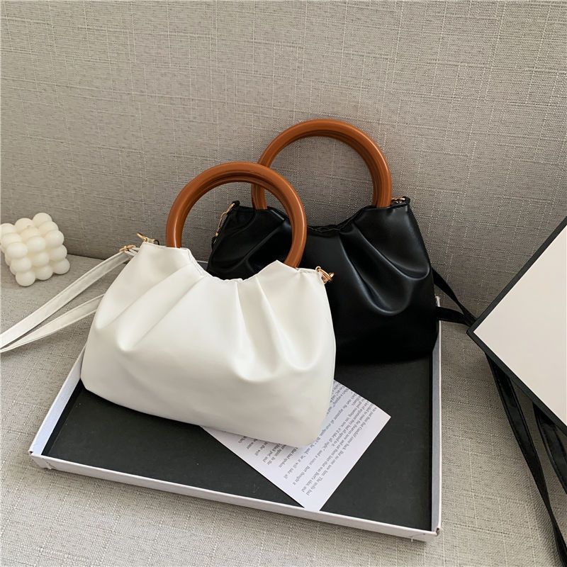 Hochwertige kleine Tasche Damen 2025 Sommer Neu Trendige Mode Tragbare Umhängetasche Ausländischer Stil Plissierte Wolken-Schultertasche