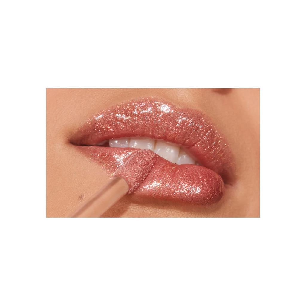 Revlon Super Lustrous Glimmer Gloss 005 Glazed Nutty Beige Lip Gloss Moisturizing Lipstick Almond 3.8mL