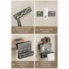 Carbon Steel Cutting Board Rack Heavy Duty Wall-Mounted Holder Kitchen Storage Rack  Indoor Use