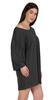 Inkmeso Solid Boyfriend T-Shirt Top For Women Loose Fit Long Sleep Shirt Tee