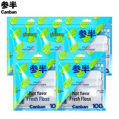 Sanban Mint Dental Floss Sticks