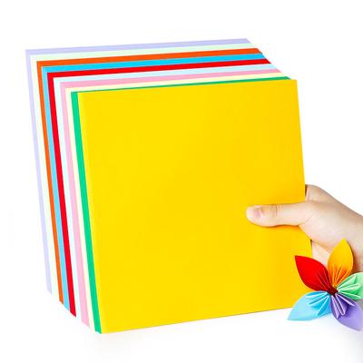 100 listů Origami papír 150x150 mm Oboustranný barevný Origami Papír pro snadné skládání Ručně vyráběný skládací papír pro děti Umělecká řemesla