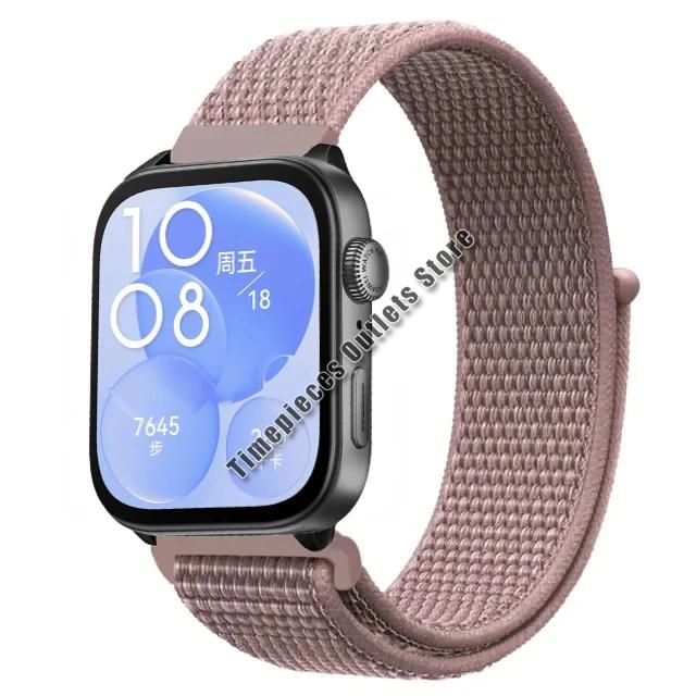 Nylon Loop Strap For Huawei Watch Fit 3 Sport Breathable Replacement Bracelet Wristband For Huawei Watch Fit 3 Belt Accessories