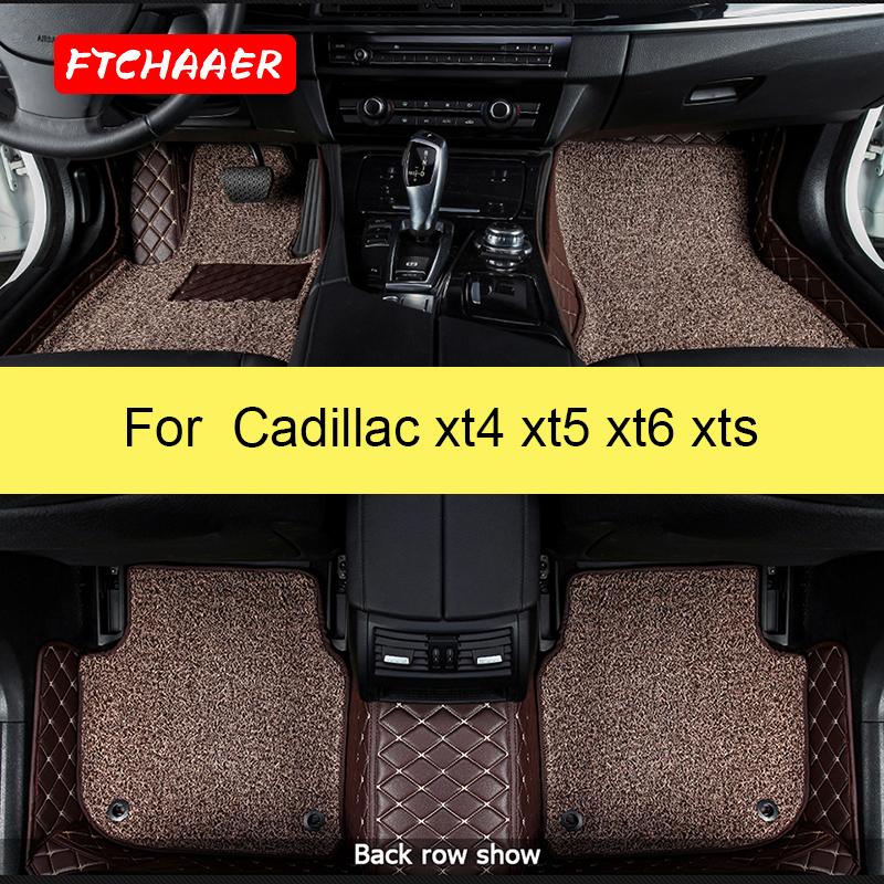 

FTCHAAER автомобильные коврики для Cadillac XT4 XT5 XT6 XTS аксессуары для ног Coche