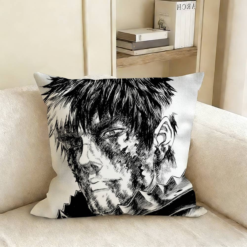 

Берсерк Гатс Горячая Аниме Наволочка Чехол на Подушку для Дивана Украшение Домашней Комнаты Детский Подарок 30X30cm