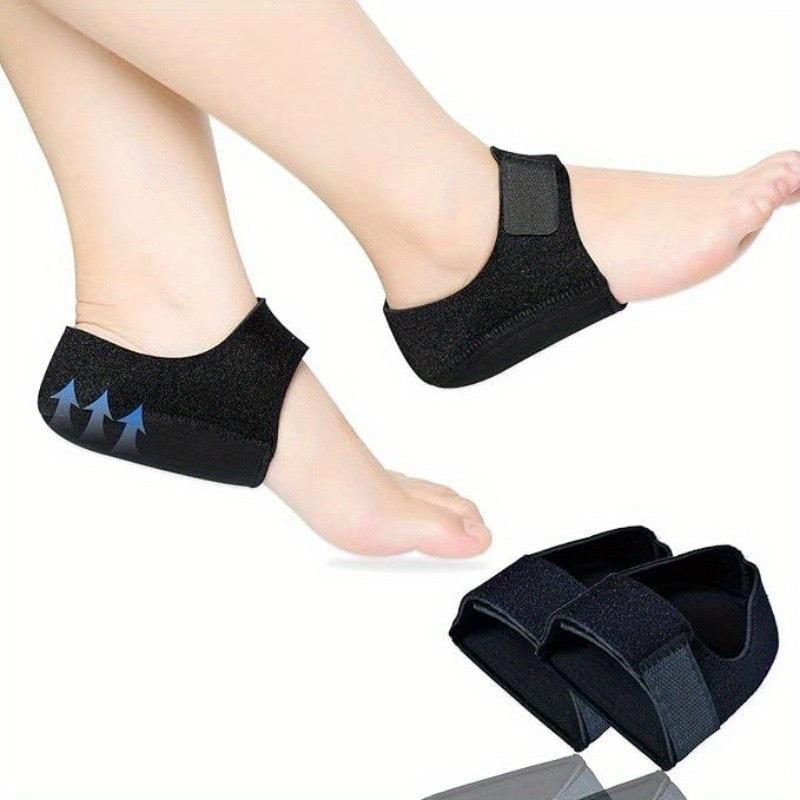 Breathable Heel Brace With Gel Pads Hook And Loop Fastener For Women And Men Comfort Support