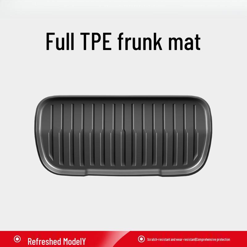Upgraded TPE Trunk Mat Set for Tesla Model Y3 - Front & Rear Trunk, YL Interior Accessories
