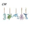 Garden Hanging Ornaments 5Pcs Acrylic Suncatcher Window Hangings, Sea Glass Collage Kit with Birds Farm Animals Marine Creature Decorations