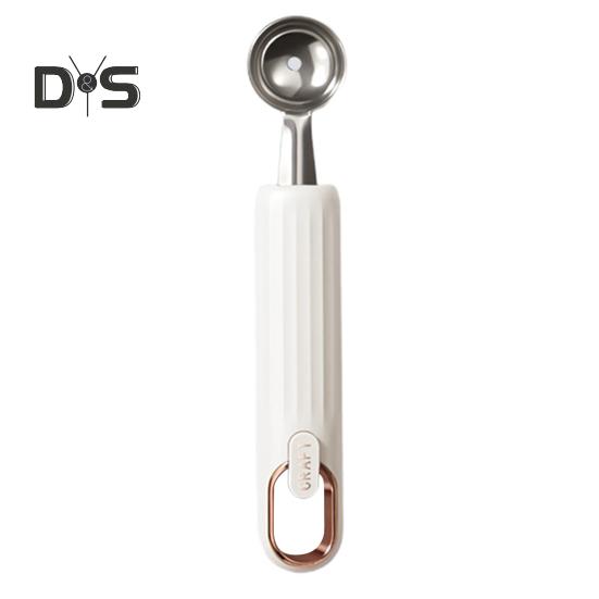 

Прочный фруктовый экскаватор с подвесным отверстием, сильный противоскользящий совок для фруктов белый