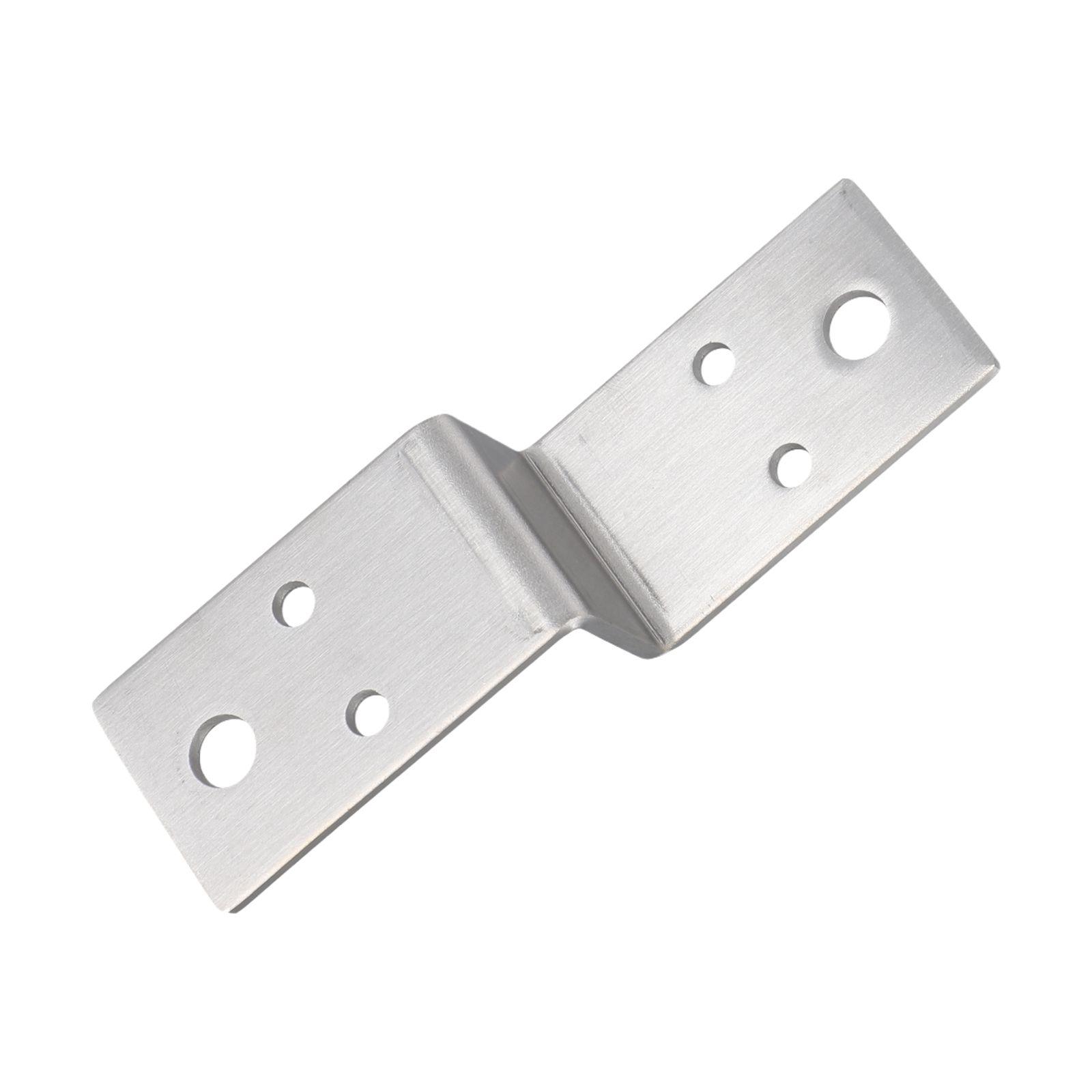 

1pc Stainless Steel Angle Corner Brackets Connector Z-Shaped Corner Joint Fastener For Wood Furniture Cabinet Drawer